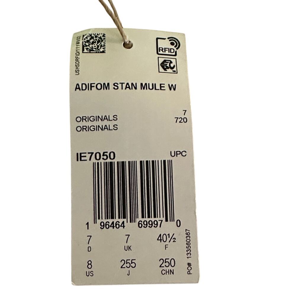 Adidas Adifom Stan Smith Mule Neon Green Foam Clogs Y2K Gorpcore - Picture 6 of 6